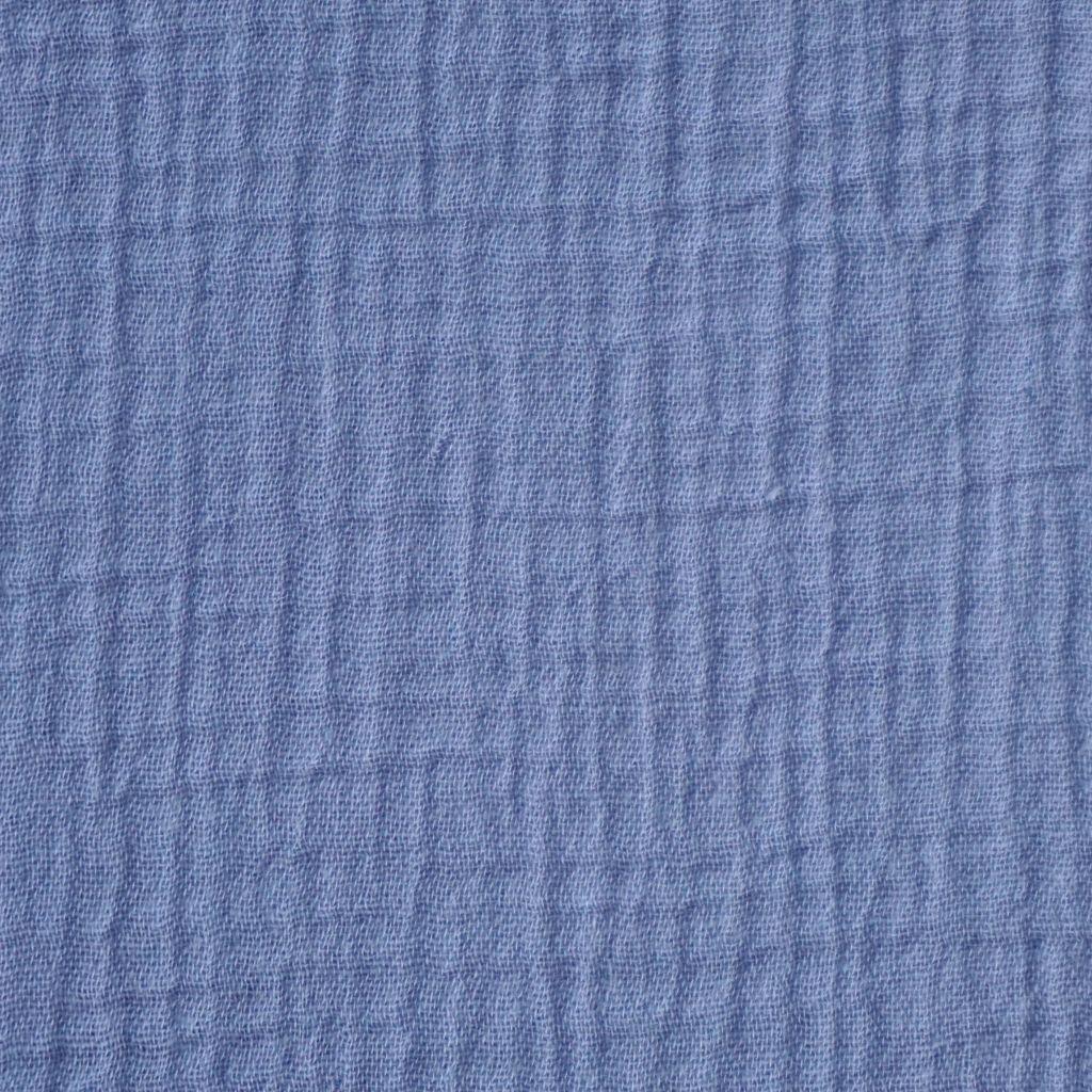 Musselin Double Gauze uni fliederblau hell